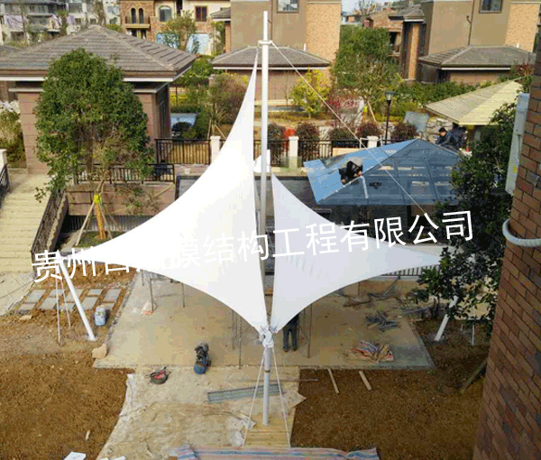 别墅膜结构景观