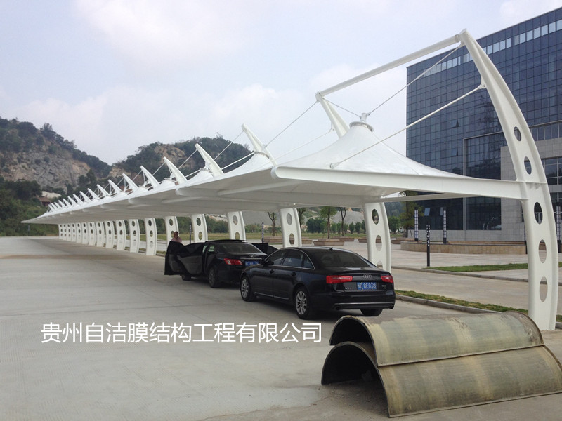 贵阳膜结构汽车棚
