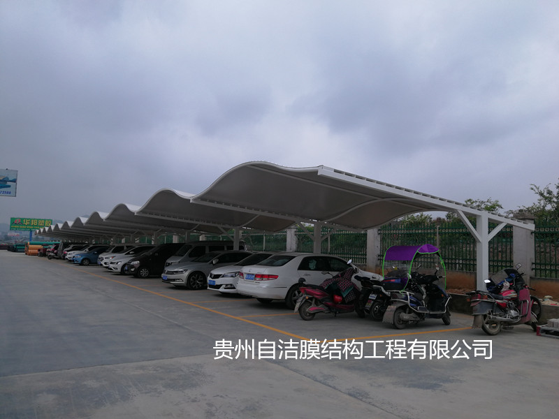 贵阳膜结构汽车棚